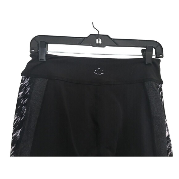 Beyond Yoga Pants Women's Size XL Black Gray Color Block Flexible Stretchy - Picture 2 of 7